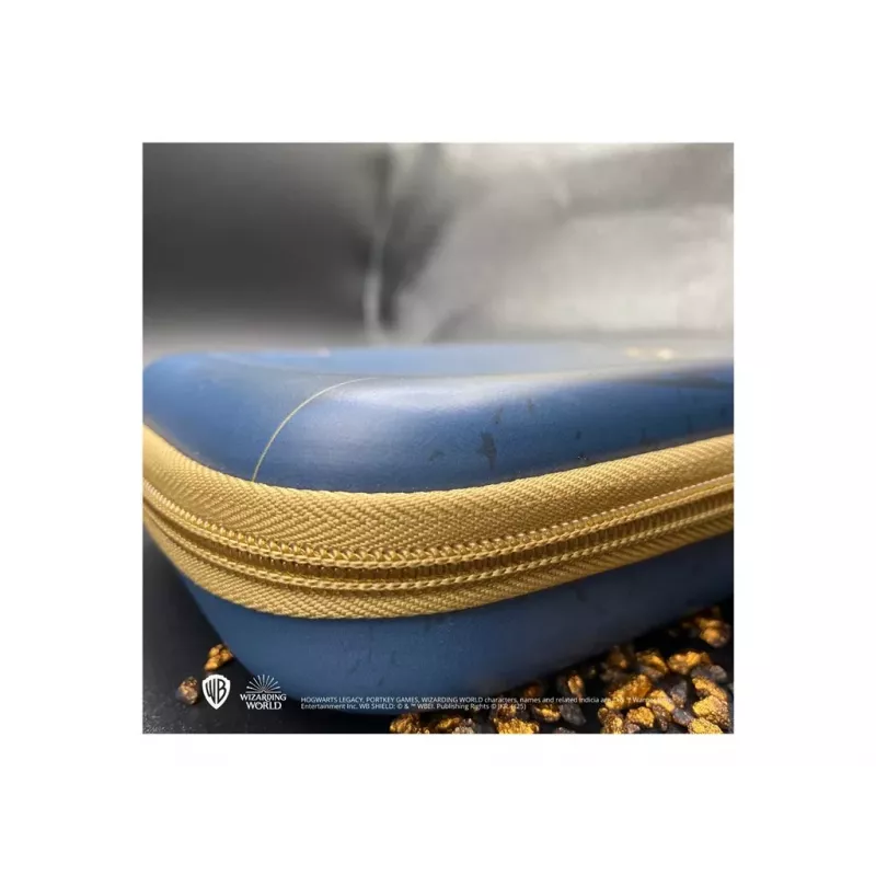 LEXIP x WARNER HL Ancient Switch 2 Case - Cietais ceļojuma maciņš Nintendo Switch, Switch OLED, Switch Lite - Hogwarts Legacy Ancient Edition - Melns/Pelēks