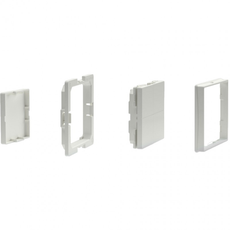 Shelly Plug & Play BLU Wall Switch 4 Adapter Legrand & Shelly White