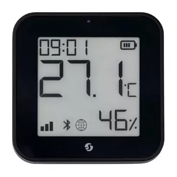 Shelly Temperature and Humidity Sensor ZB Black
