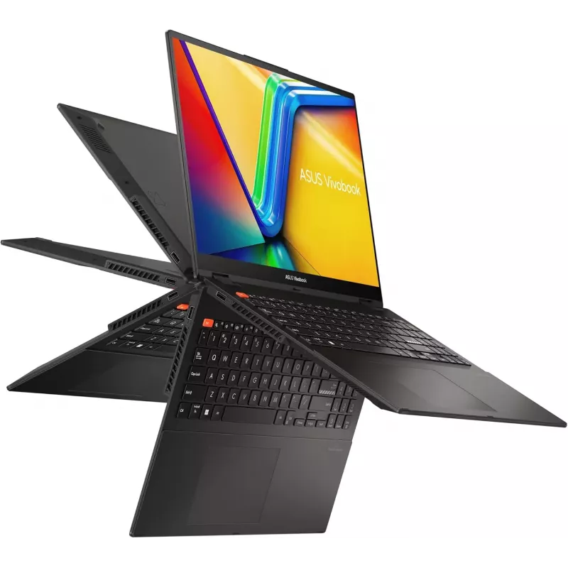 ASUS Vivobook S 16 Flip TN3604YA klēpjdators - AMD Ryzen 7 7730U, 16GB RAM, 512GB SSD, 16 inch WUXGA skārienekrāns, Windows 11 Home, Cool Silver (atjaunota prece)