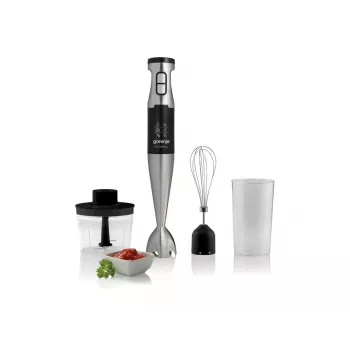 Gorenje rokas blenderis HBX1000E 1000W Melns Plastmasas trauks 0.5L