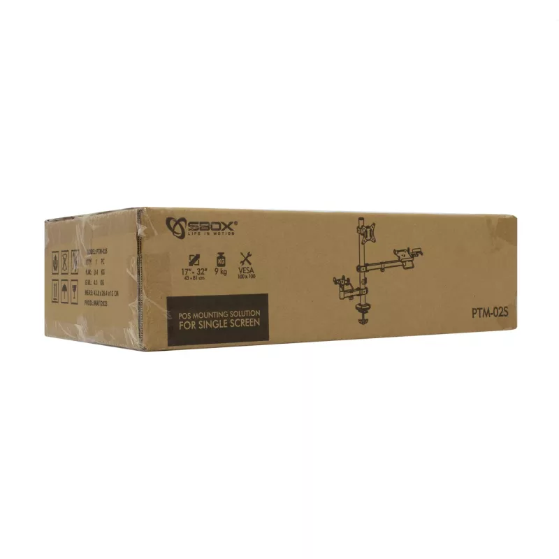 SBOX PTM-02S Universāls POS termināļa / POS printera / monitora stiprinājums
