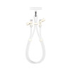 SBOX Lanyard White USB-C to USB-C kabelis 1,5m Balts