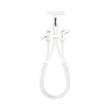 SBOX Lanyard White USB-C to USB-C kabelis 1,5m Balts