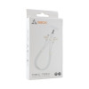SBOX Lanyard White USB-C to USB-C kabelis 1,5m Balts