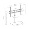 SBOX FS-306 LED TV Floor Mount (37-75 inch)