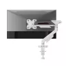 White Shark KHUFU-I GMS-3210 Viena monitora galda stiprinājums 17 inch-32 inch ekrāniem, melns