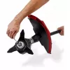 EINHELL Professional GP-BC 36/430 Li P BL-Solo Bezvadu zāles trimmeris, 36V (2x18V), bezsuku motors, 43cm griešanas platums, sarkans/melns, akumulators un lādētājs nav iekļauts