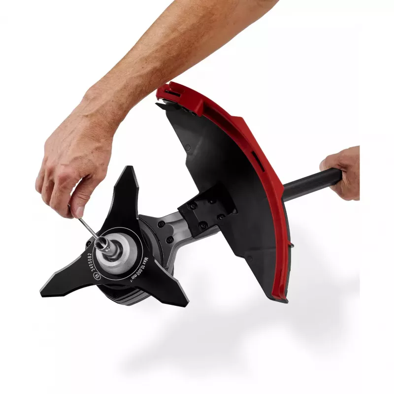 EINHELL Professional GP-BC 36/430 Li P BL-Solo Bezvadu zāles trimmeris, 36V (2x18V), bezsuku motors, 43cm griešanas platums, sarkans/melns, akumulators un lādētājs nav iekļauts