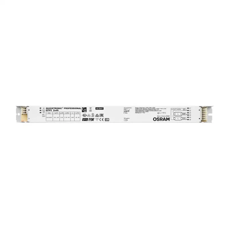 OSRAM elektroniskais balasts (EVG) kompaktajām luminiscences lampām, 26-32W, 220-240V, bez iespējas regulēt, balts