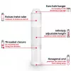 EINHELL-KWB SDS-plus Kalšu komplekts 250mm, 4 gab.
