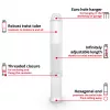 EINHELL-KWB SDS-plus āmura urbju komplekts, Ø 6-14 mm (7 gab., 210 mm)