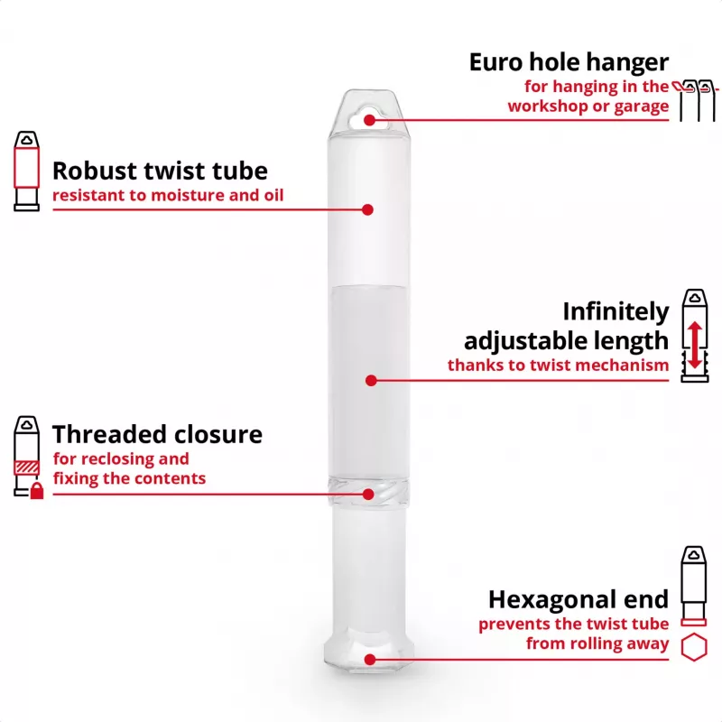 EINHELL-KWB SDS-plus āmura urbju komplekts, Ø 6-14 mm (7 gab., 210 mm)