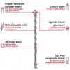 EINHELL-KWB SDS-plus āmura urbju komplekts, Ø 6-14 mm (7 gab., 210 mm)