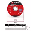 EINHELL-KWB Plānā griešanas diska komplekts, Ø 115 x 1,0 mm, 5 gab. (leņķa slīpmašīnai)