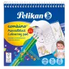 Pelikan 811231 Krāsošanas komplekts, 15 lapas, zēniem/meitenēm, iekļauti krāsainie zīmuļi, attēlu komplekts krāsošanai