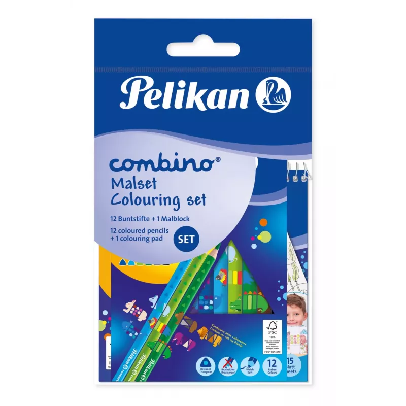 Pelikan 812726 Šķiedru pildspalvas, daudzkrāsainas, 12 iepakojumā