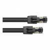 GoodConnections RNS® Cat.8.1 S/FTP Patch Cable, 0.5m, Black, LSZH, 40Gbit/s, 2000MHz