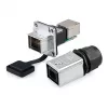 GoodConnections Industrial Connector S6 - Neapdzīvots spraudnis, RJ45 izgriezums, metāls, Good Connections®