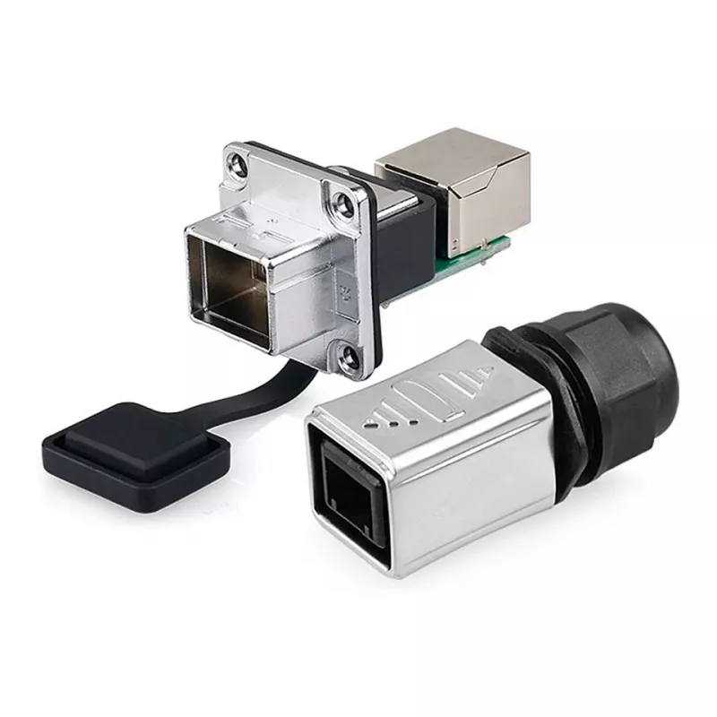 GoodConnections Industrial Connector S6 - Neapdzīvots spraudnis, RJ45 izgriezums, metāls, Good Connections®
