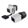 GoodConnections Industrial Connector S6 - Neapdzīvots spraudnis, RJ45 izgriezums, metāls, Good Connections®