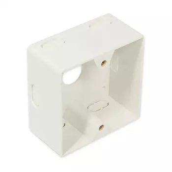 GoodConnections Surface-Mounted Enclosure 80x80x40mm Pearl White RAL 1013 GC-N0029