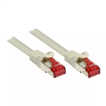 GoodConnections Alcasa RJ45 Patch Cable, Cat6, S/FTP, 10m, Gold, Male/Male