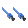 GoodConnections RNS® Patch Cable Cat. 8.1, S/FTP, PiMF, LSZH, 2000MHz, 40Gbit/s, Blue, 0.5m