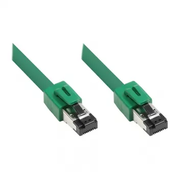 GoodConnections RNS® Patch Cable Cat. 8.1, S/FTP, PiMF, LSZH, 2000MHz, 40Gbit/s, Green, 1.5m