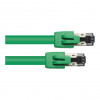 GoodConnections RNS® Patch Cable Cat. 8.1, S/FTP, PiMF, LSZH, 2000MHz, 40Gbit/s, Green, 1.5m