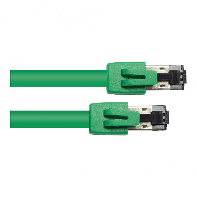 GoodConnections RNS® Patch Cable Cat. 8.1, S/FTP, PiMF, LSZH, 2000MHz, 40Gbit/s, Green, 1.5m