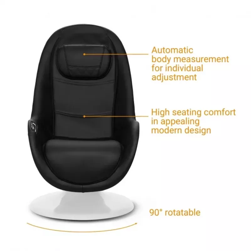 Medisana RS 660 Shiatsu masāžas atpūtas krēsls ar siltumu, melns