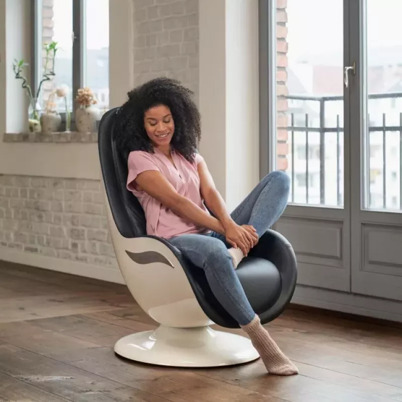 Medisana RS 660 Shiatsu masāžas atpūtas krēsls ar siltumu, melns