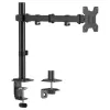 Equip Galda Stiprinājums 17-32 inch Ekrāniem, 360° Grozāms, 10 kg, Melns