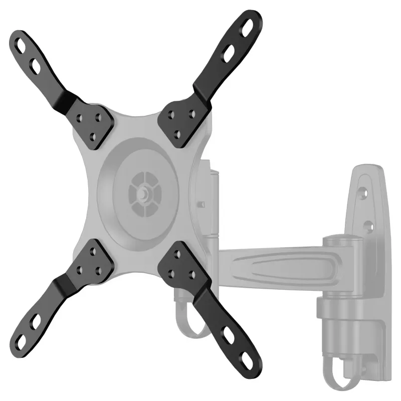 Equip VESA pagarinājuma adaptera plāksne monitoriem 23-42 collas 30kg Melna