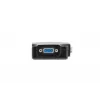 DIGITUS DS-41120-1 VGA Sadalītājs 2 Porti Plastmasas Korpusā 350 MHz HDSUB 15/Vīriešu uz 2x HDSUB 15/Sieviešu 1080p