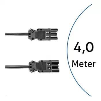 BACHMANN GST18i3 pagarinātājvads 4m Melns