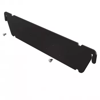 Kindermann Mounting Clamp - Black, RAL 9005 - Cart Mounting (Rear)