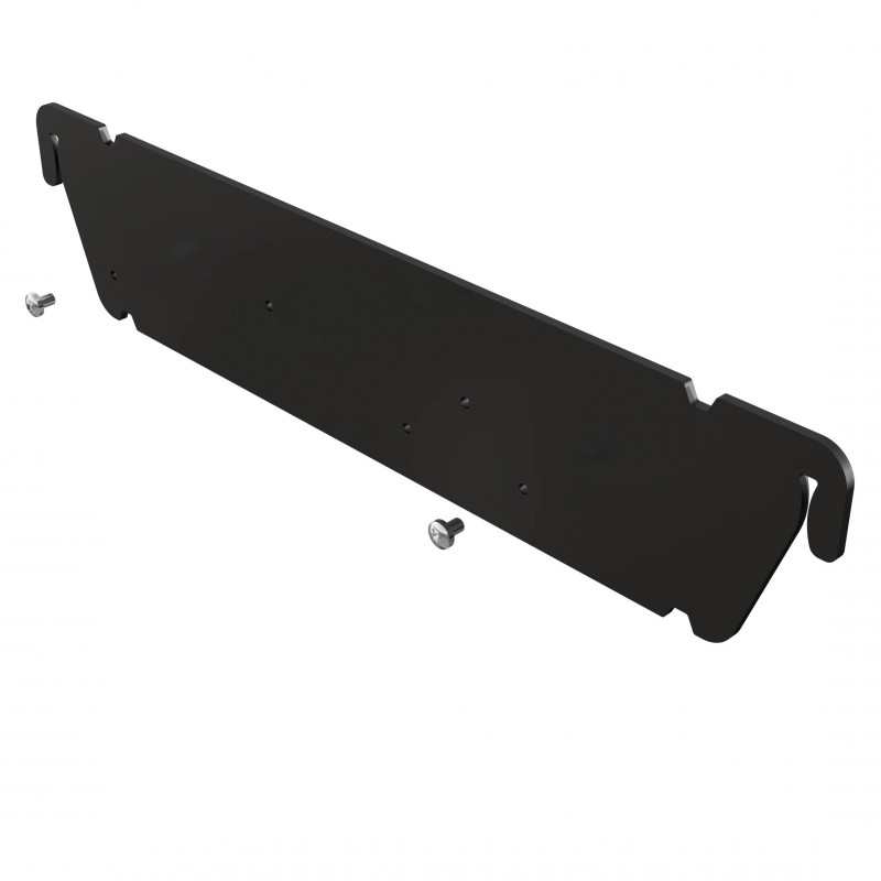 Kindermann Mounting Clamp - Black, RAL 9005 - Cart Mounting (Rear)