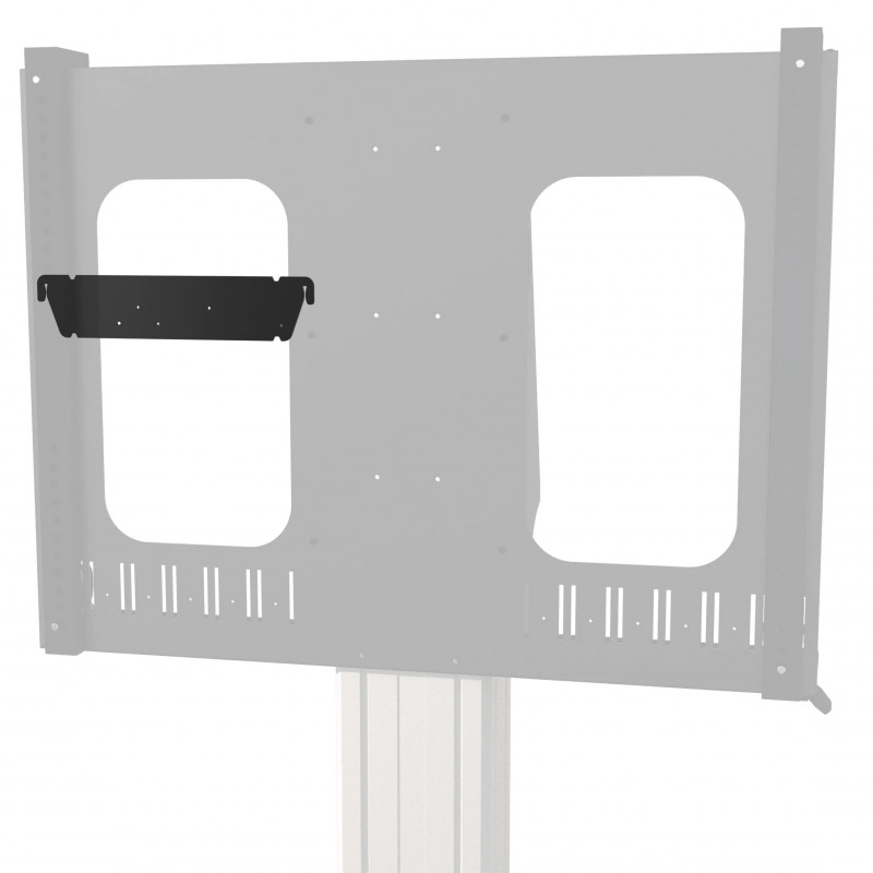Kindermann Mounting Clamp - Black, RAL 9005 - Cart Mounting (Rear)