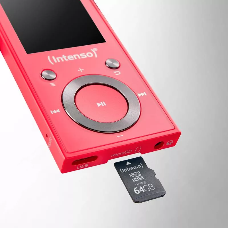 Intenso MP3 atskaņotājs 64GB Rozā