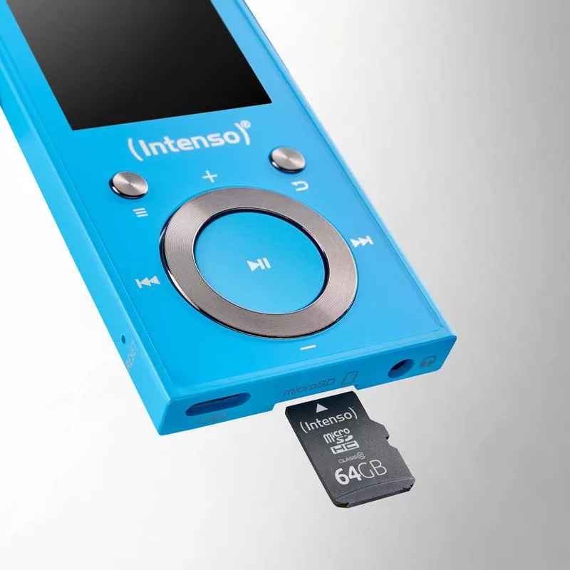 Intenso MP3 atskaņotājs 64GB Zils