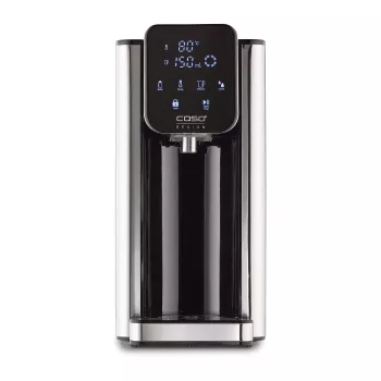 CASO HW 666 Inox Turbo Karstā ūdens dozators 2,7L 2600W Nerūsējošais tērauds/Melns