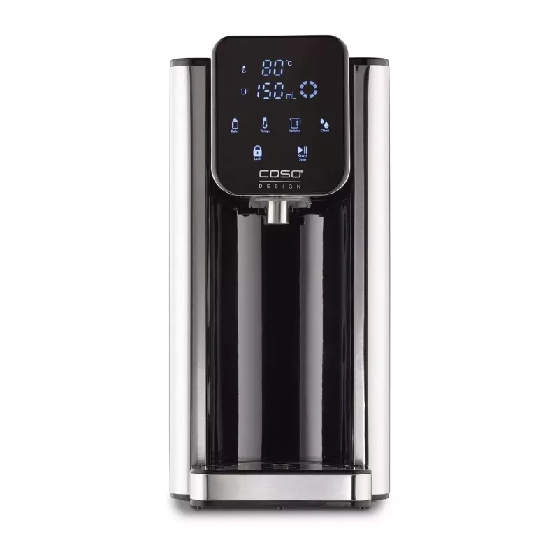 CASO HW 666 Inox Turbo Karstā ūdens dozators 2,7L 2600W Nerūsējošais tērauds/Melns
