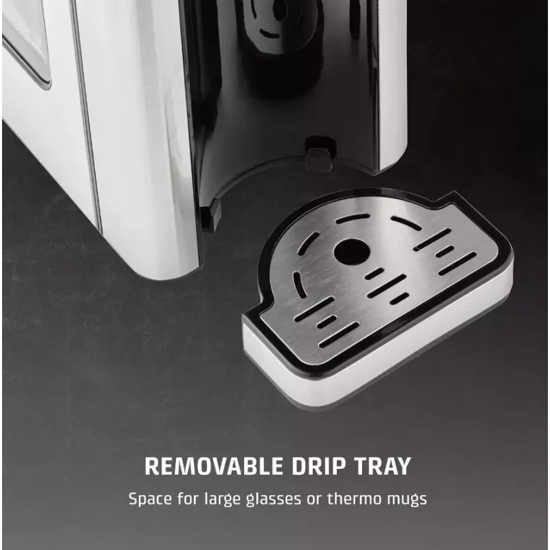 CASO HW 666 Inox Turbo Karstā ūdens dozators 2,7L 2600W Nerūsējošais tērauds/Melns