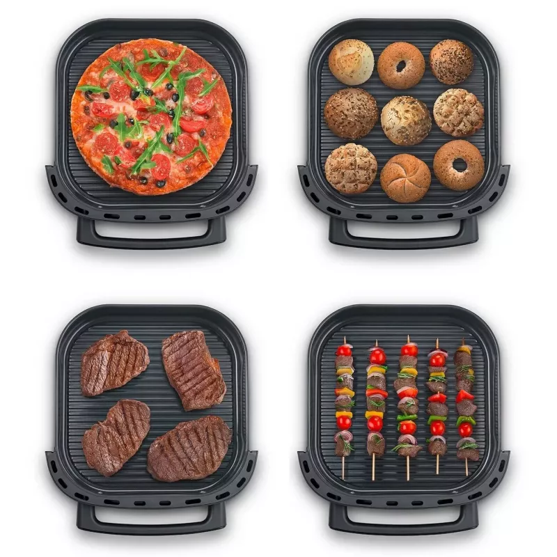 CASO Air Fryer AirFry & PizzaChef 2850 W 6 L Melns
