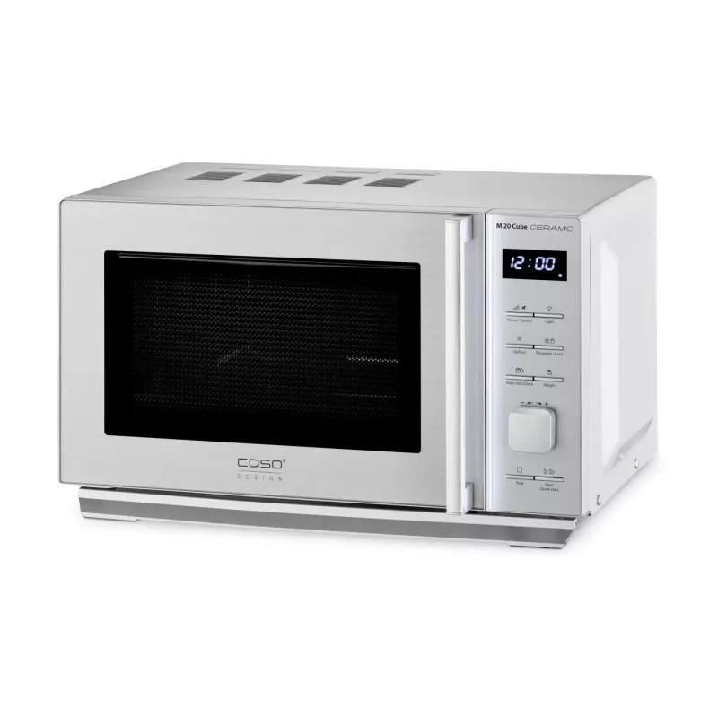 CASO M 20 Cube Microviļņu krāsns 800 W Sudraba Brīvi stāvoša