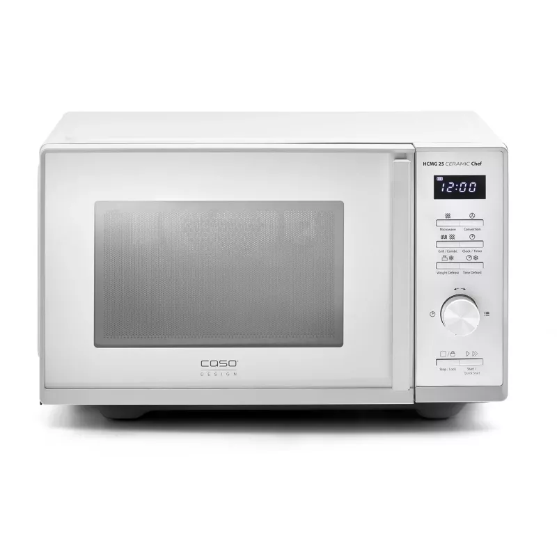 CASO Chef HCMG 25 Mikroviļņu krāsns - 900W, Konvekcija un Grils, 25L, Nerūsējošais tērauds