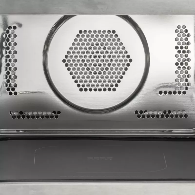 CASO Chef HCMG 25 Mikroviļņu krāsns - 900W, Konvekcija un Grils, 25L, Nerūsējošais tērauds