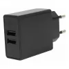 FLEPO NT-USB-103 USB lādētājs 2 porti 100-240V AC uz 5V DC 3A 15W Balts